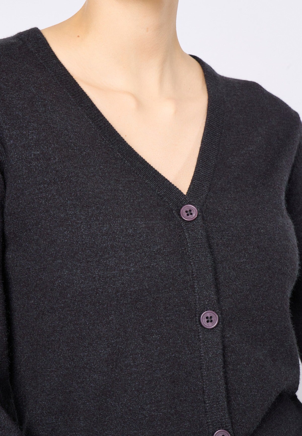 Cardigan Cardigan con Bottoni GPA24064CD Black