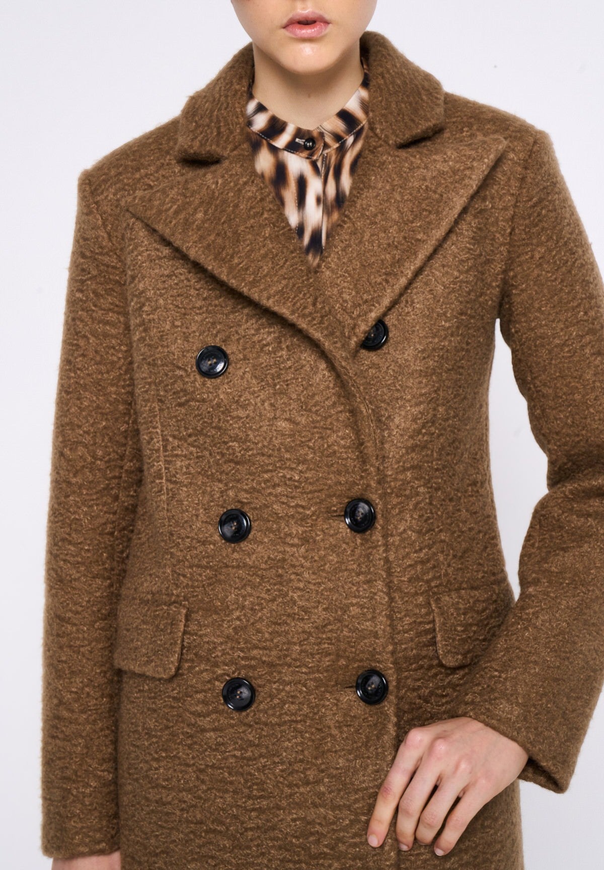 Cappotto Gpa24189cp Brown Light