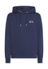 Sun68 Felpa Pullover con Cappuccio Hood Cotton Fl F44104 Navy Blue