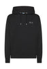 Sun68 Felpa Pullover con Cappuccio Hood Cotton Fl F44104 Nero