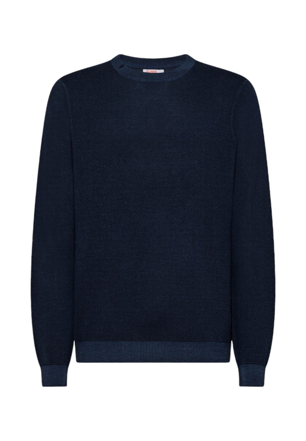 Maglione Girocollo Round Vintage Plain K44147 Navy Blue