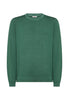 Sun68 Maglione Girocollo Round Vintage Plain K44147 Verde scuro