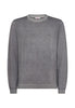 Sun68 Maglione Girocollo Round Vintage Plain K44147 Grigio scuro