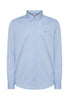 Sun68 Camicia a Maniche Lunghe Shirt Oxford Small Collar B/D L/S S44101 Azzurro