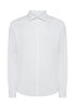 Sun68 Camicia a Maniche Lunghe Shirt Popeline Stretch L/S S44106 Bianco