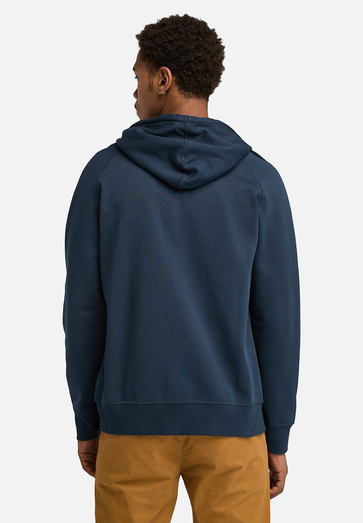 Felpa Full-Zip con Cappuccio Brushed Back Full Zip Hoodie TB0A2BNB Dark Sapphire, Dark Denim