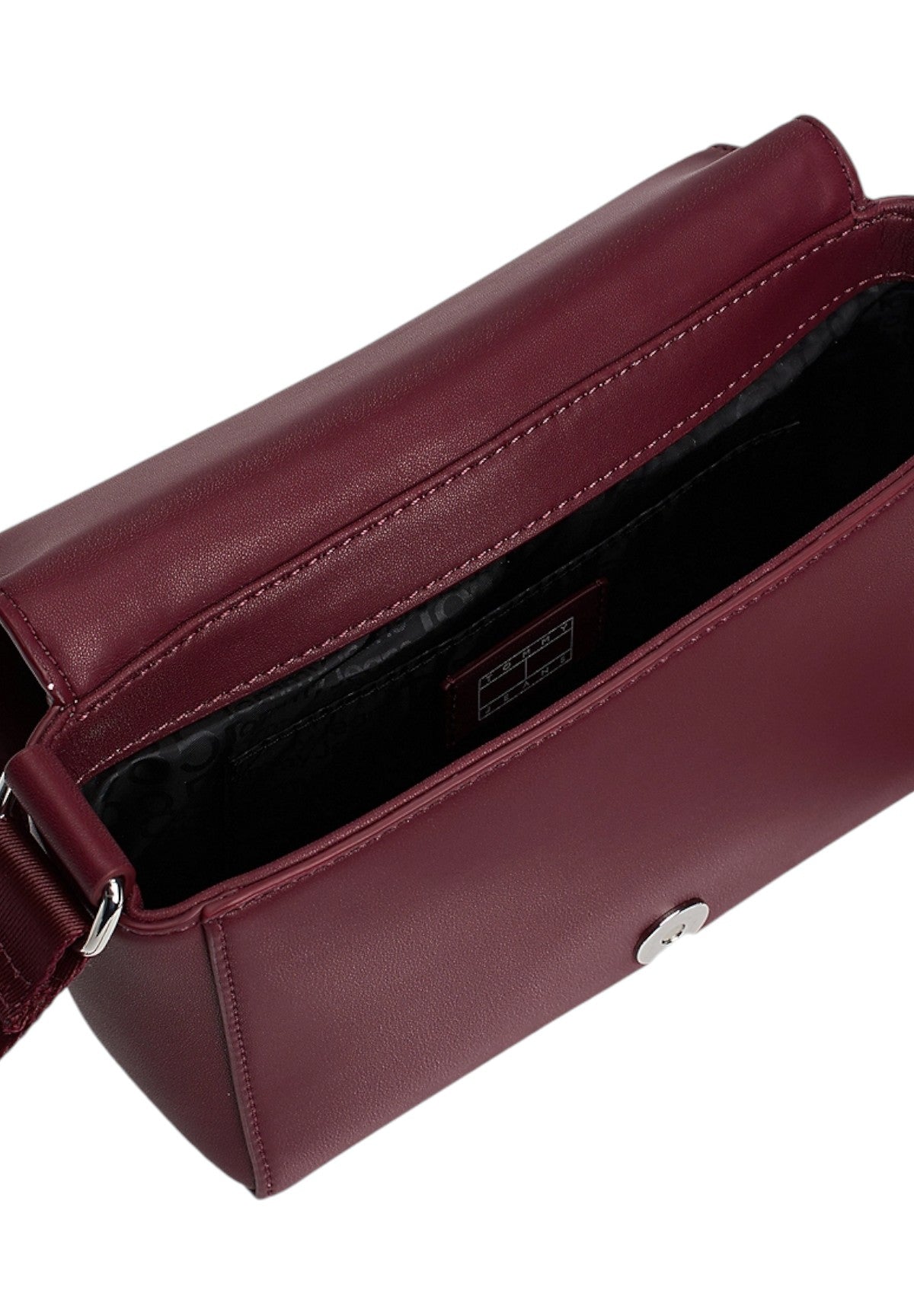 Borsa a Tracolla Tjw City Bold Flap Crossover AW0AW17048 Deep Rouge