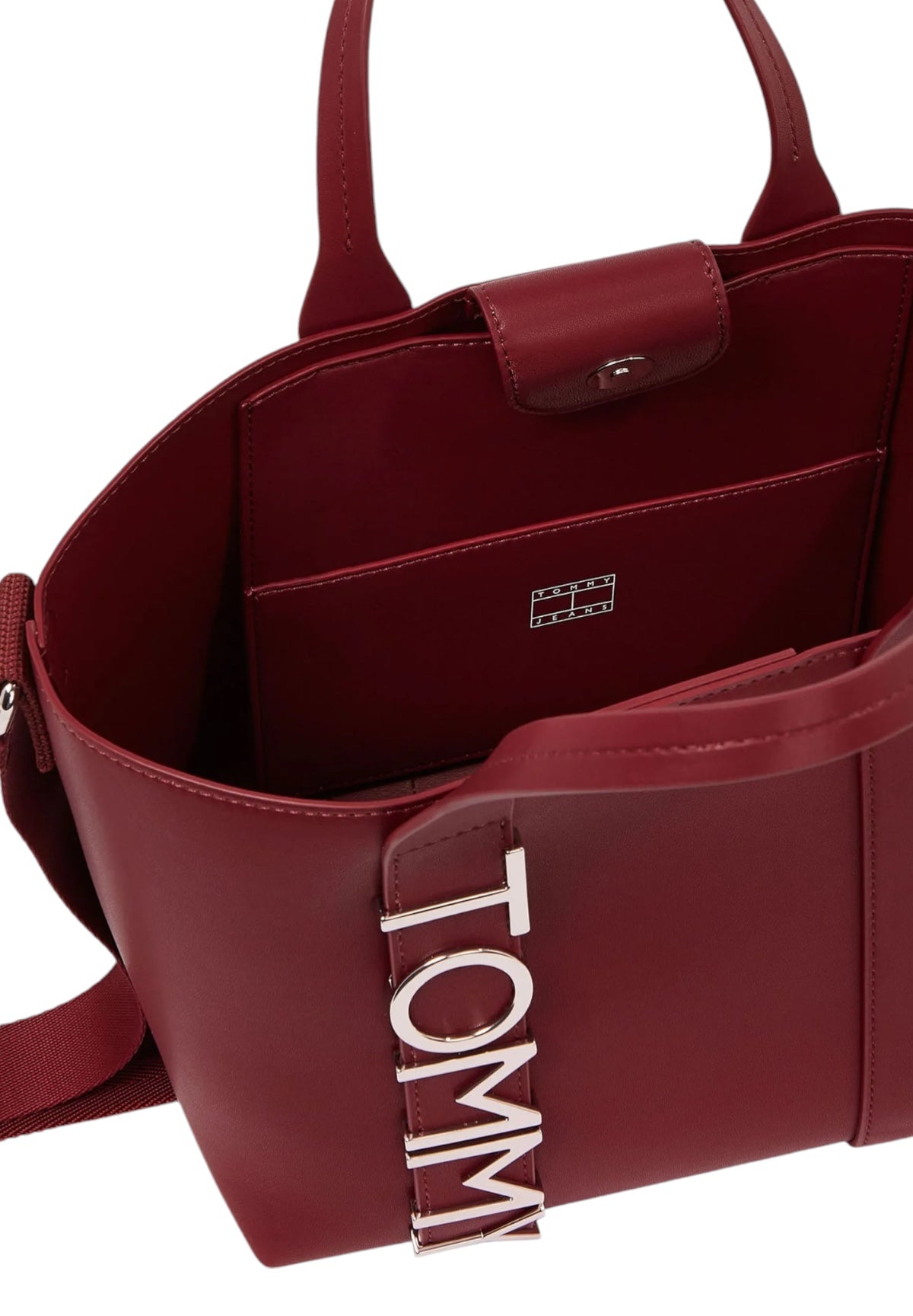 Borsa Tote Tjw City Bold Mini Tote AW0AW17049 Deep Rouge