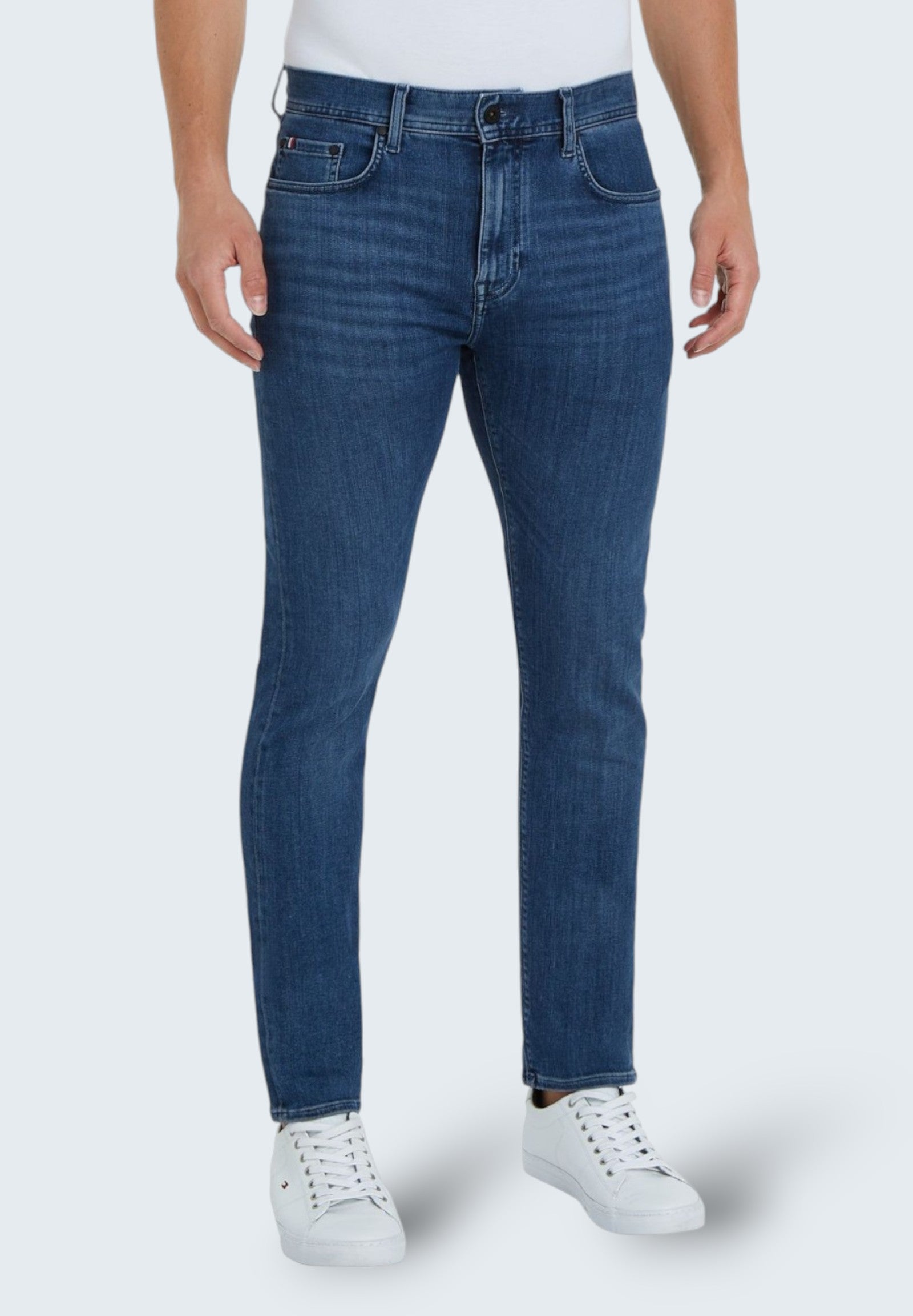 Jeans Slim Bleecker Sstr B MW0MW35731 Butler Blue