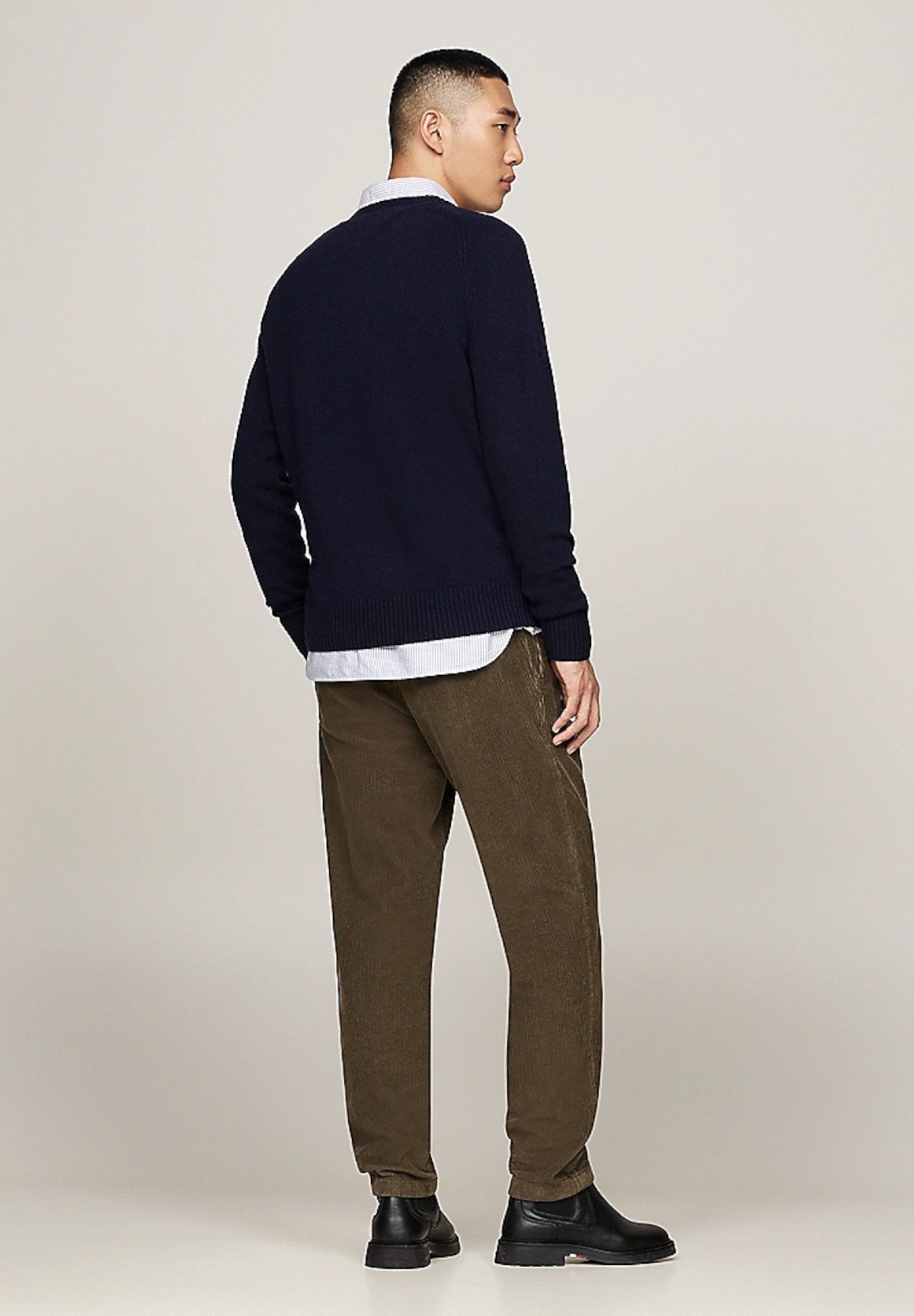 Maglione Girocollo Lambswool Crew Neck MW0MW36535 Desert Sky