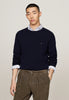 Tommy Hilfiger Maglione Girocollo Lambswool Crew Neck MW0MW36535 Ornamental Green Heather