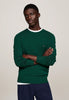 Tommy Hilfiger Maglione Girocollo Lambswool Crew Neck MW0MW36535 Ornamental Green Heather