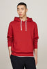 Tommy Hilfiger Felpa Pullover con Cappuccio Essential Fleece Hoo MW0MW37230 Dark Magma