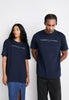 Tommy Jeans T-shirt con Stampa Tjm Reg Linear Logo DM0DM17993 Dark Night Navy