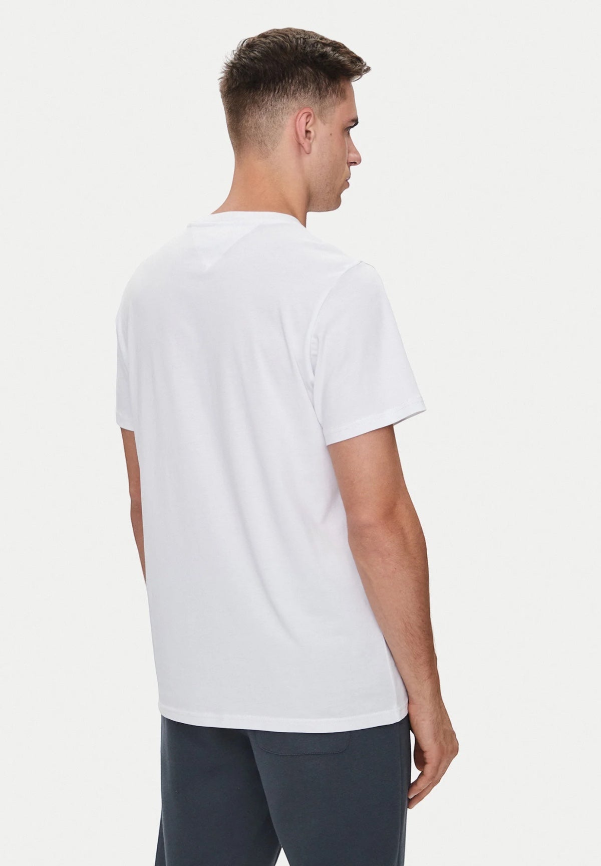 T-shirt a Maniche Corte Tjm Slim Linear Ches DM0DM18555 White