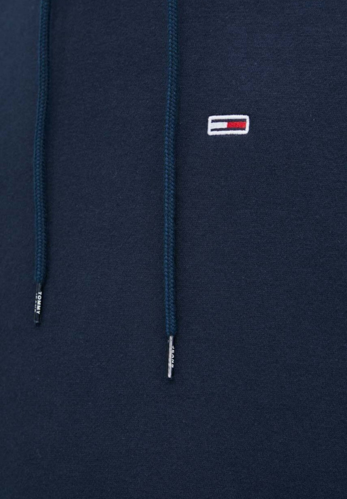 Felpa Pullover con Cappuccio Tjm Reg S Flag Hoodi DM0DM20497 Dark Night Navy