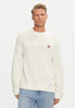 Tommy Jeans Maglione Girocollo Tjm Reg Badge Sweate DM0DM20706 Ancient White