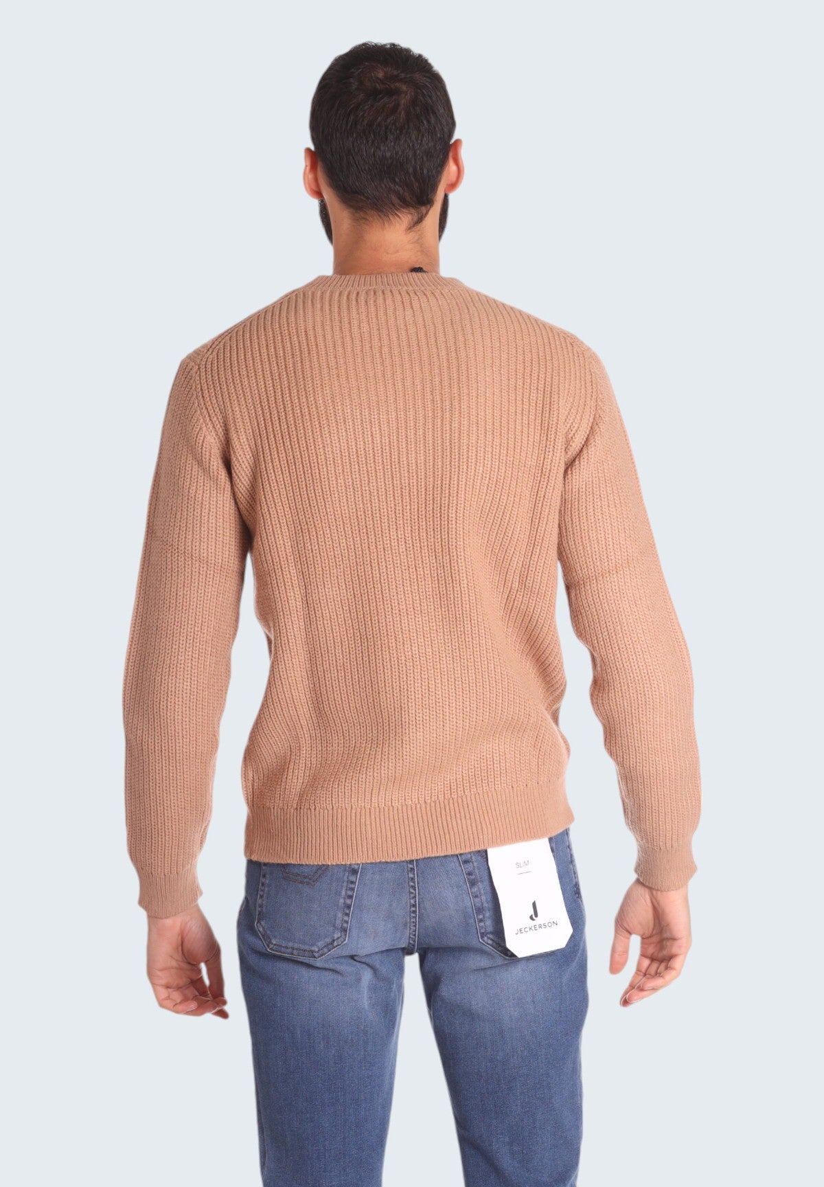 Maglione Girocollo G/C F.7 Misto Lana M.Inglese UR710014 Cammello