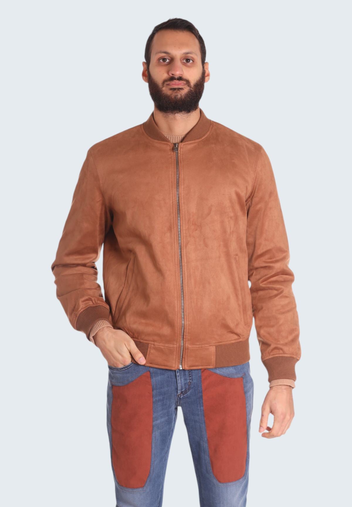 Giubbotto Bomber Bomber UR714004 Beige