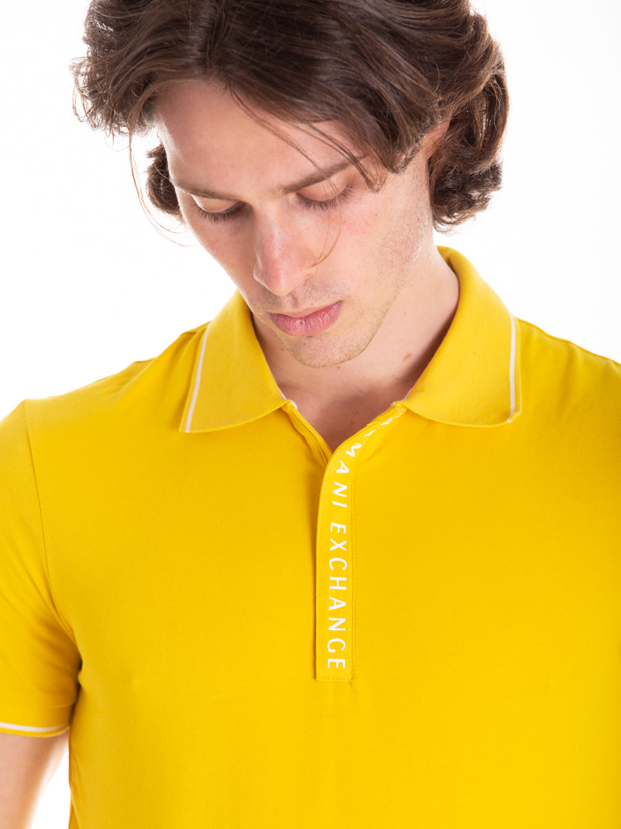 Armani Exchange Polo 8NZF71ZJH2Z Mustard