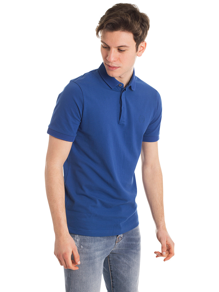 Armani Exchange Polo 8NZF91 Light Blue