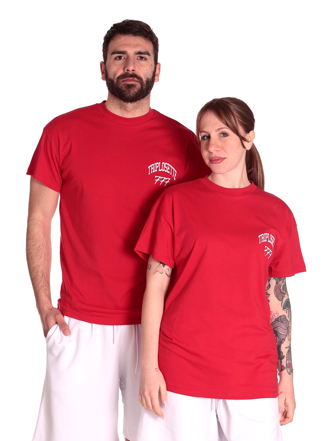 T-Shirt Trsm437 Rosso Fuoco