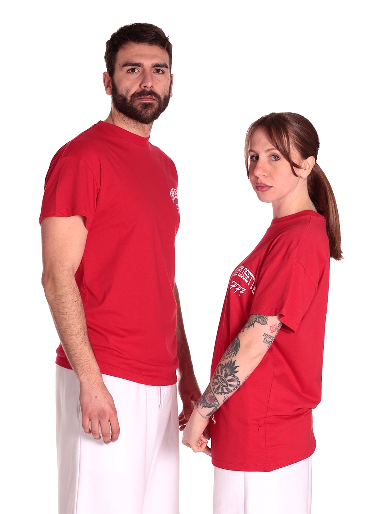 T-Shirt Trsm437 Rosso Fuoco