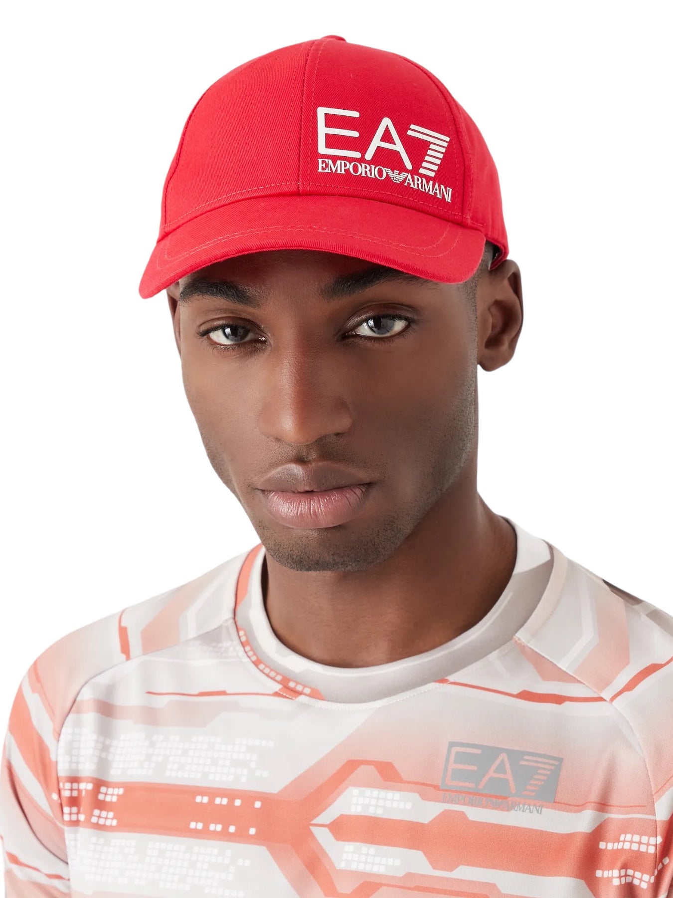 Ea7 Emporio Armani Baseball Hat 247088 Red/white