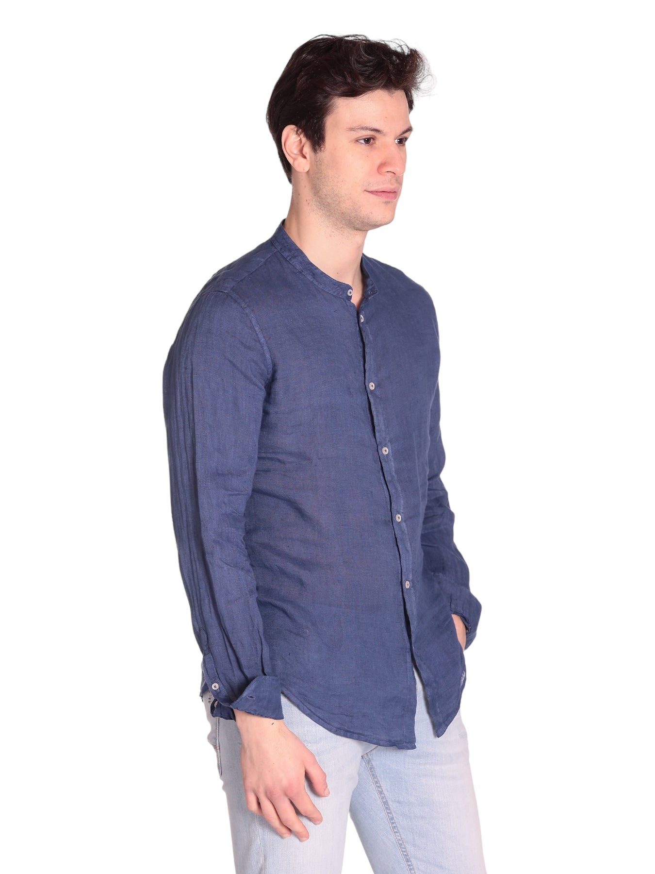 Gaudi' Camicia 311gu45007 Blue Depht