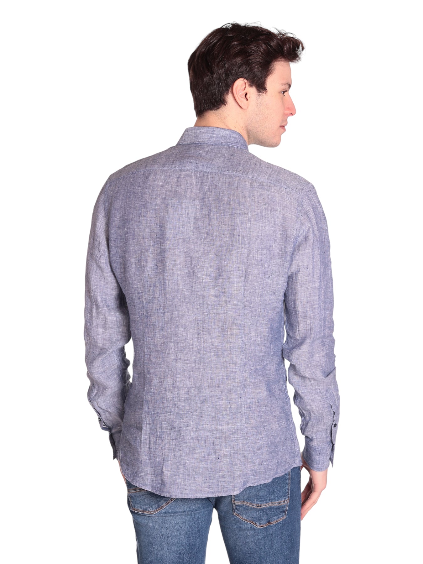 Gaudi' Camicia 311gu45012 Blue Depht