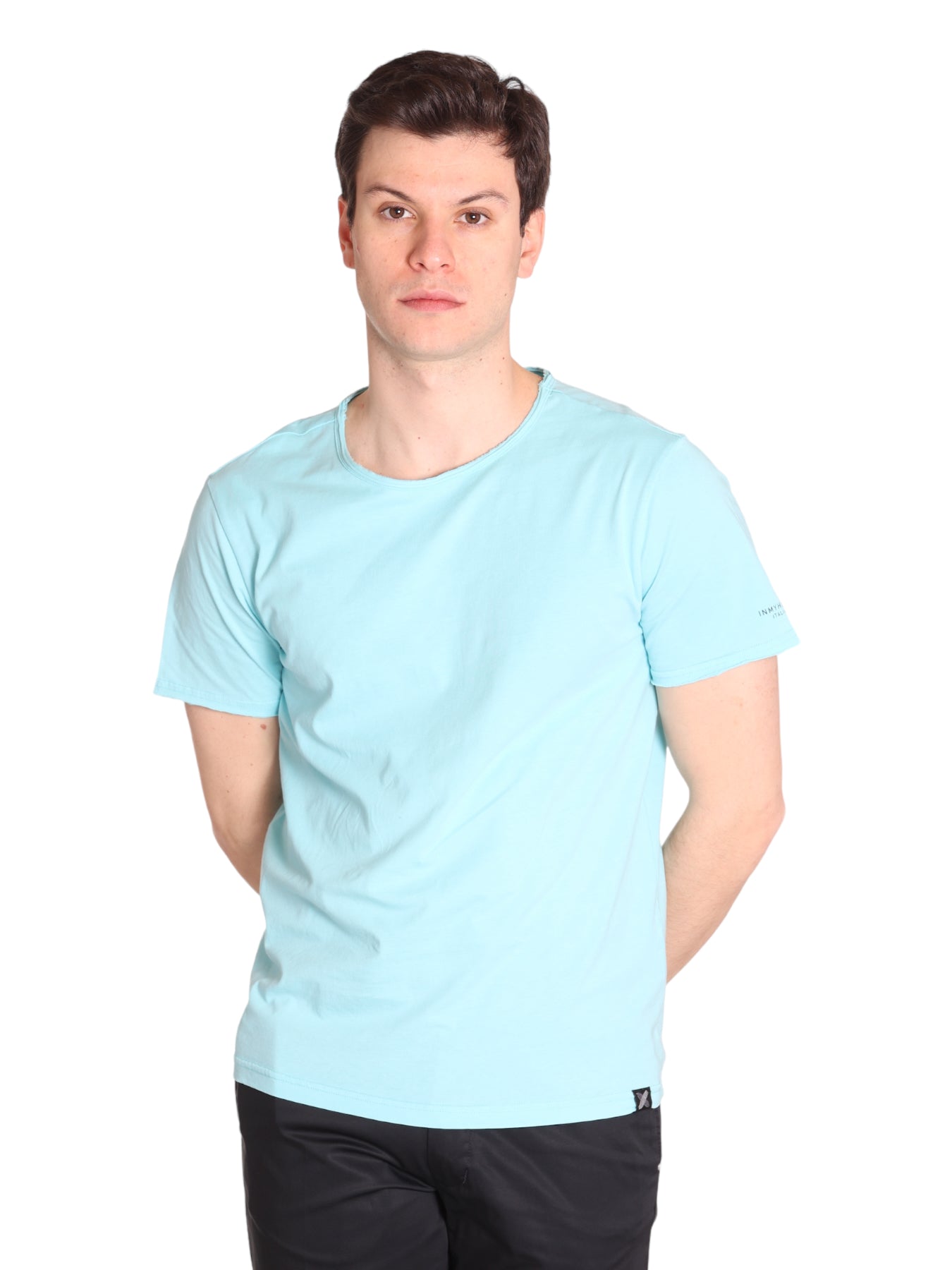 In My Hood T-Shirt Hs23mts05 Aqua