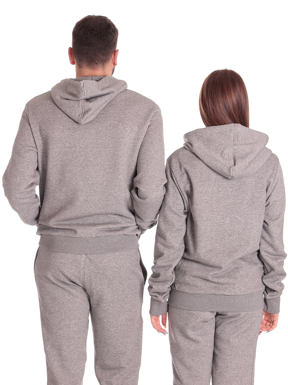 Felpa FulL-Zip Con Cappuccio 60348865 Grey Med