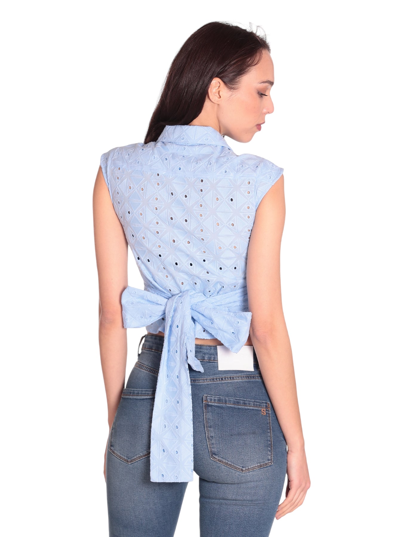 Top Cvp23031to Blue Chambray