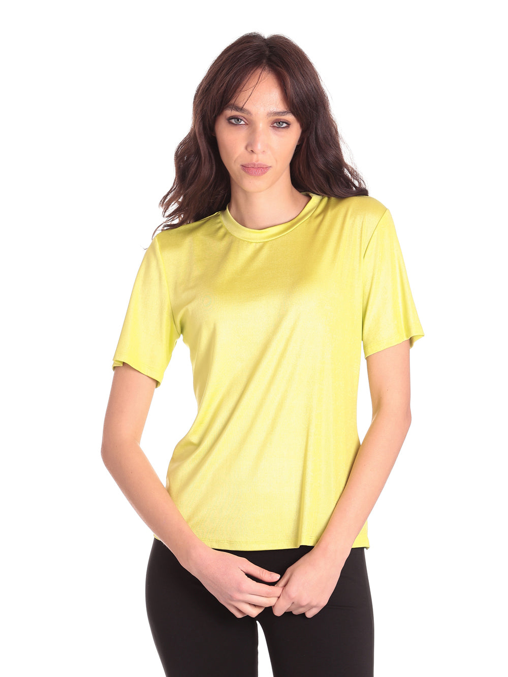 Silvian Heach T-Shirt Gpp23443ts Yellow Safety