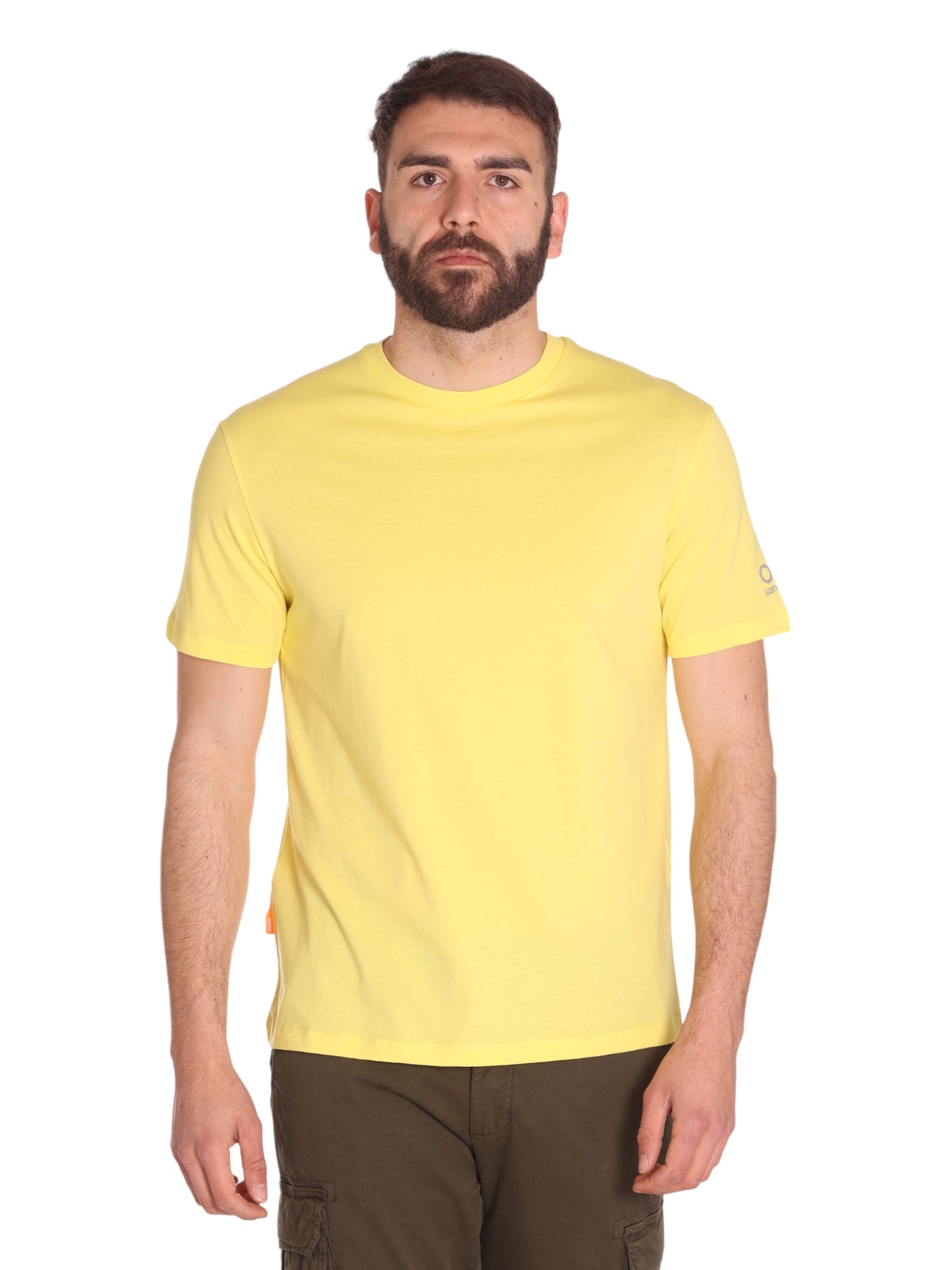 Suns T-Shirt Tss01048u Yellow Fluo