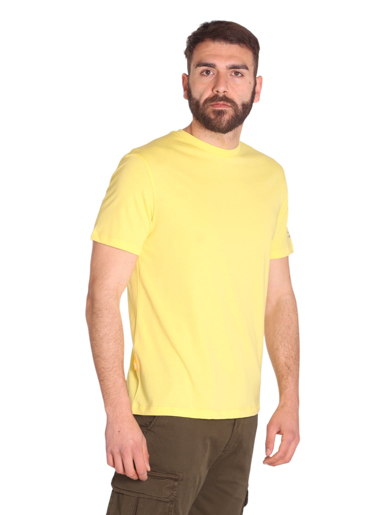 Suns T-Shirt Tss01048u Yellow Fluo