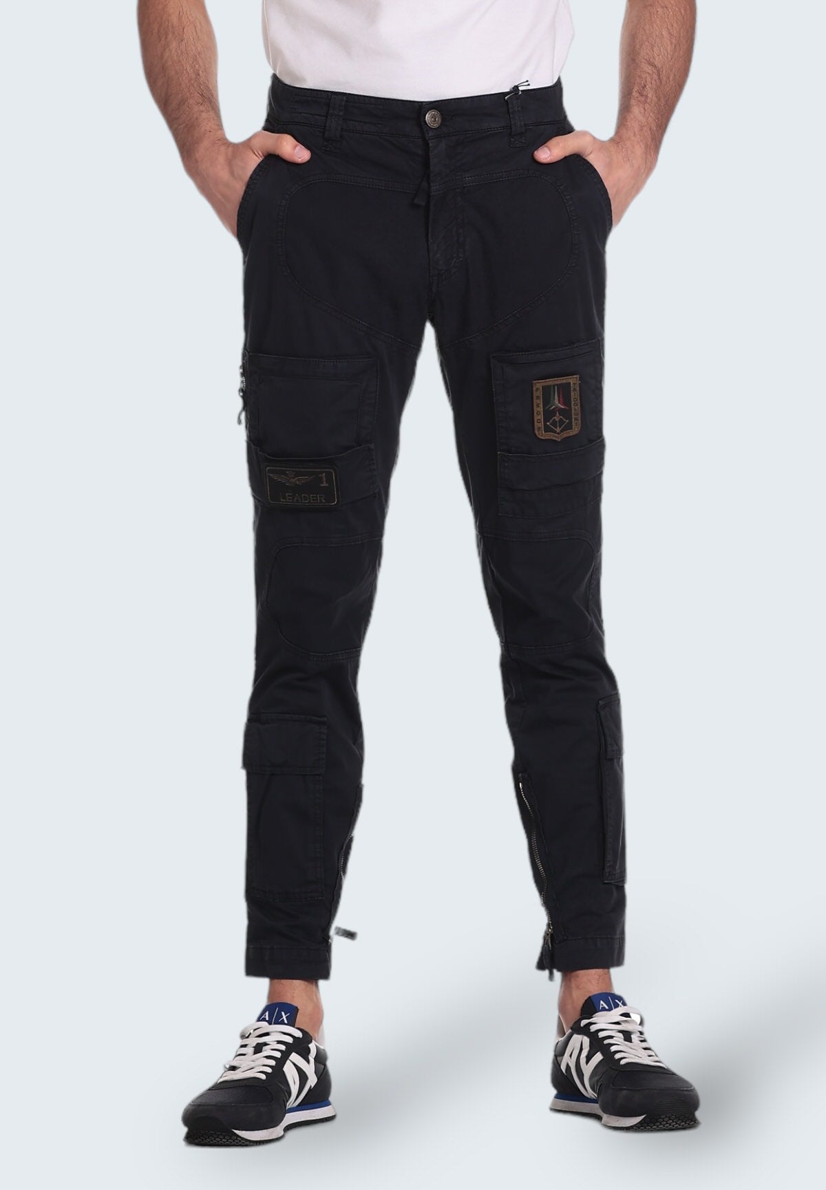 Pantaloni 241pa1387ct1493 Blue, Black