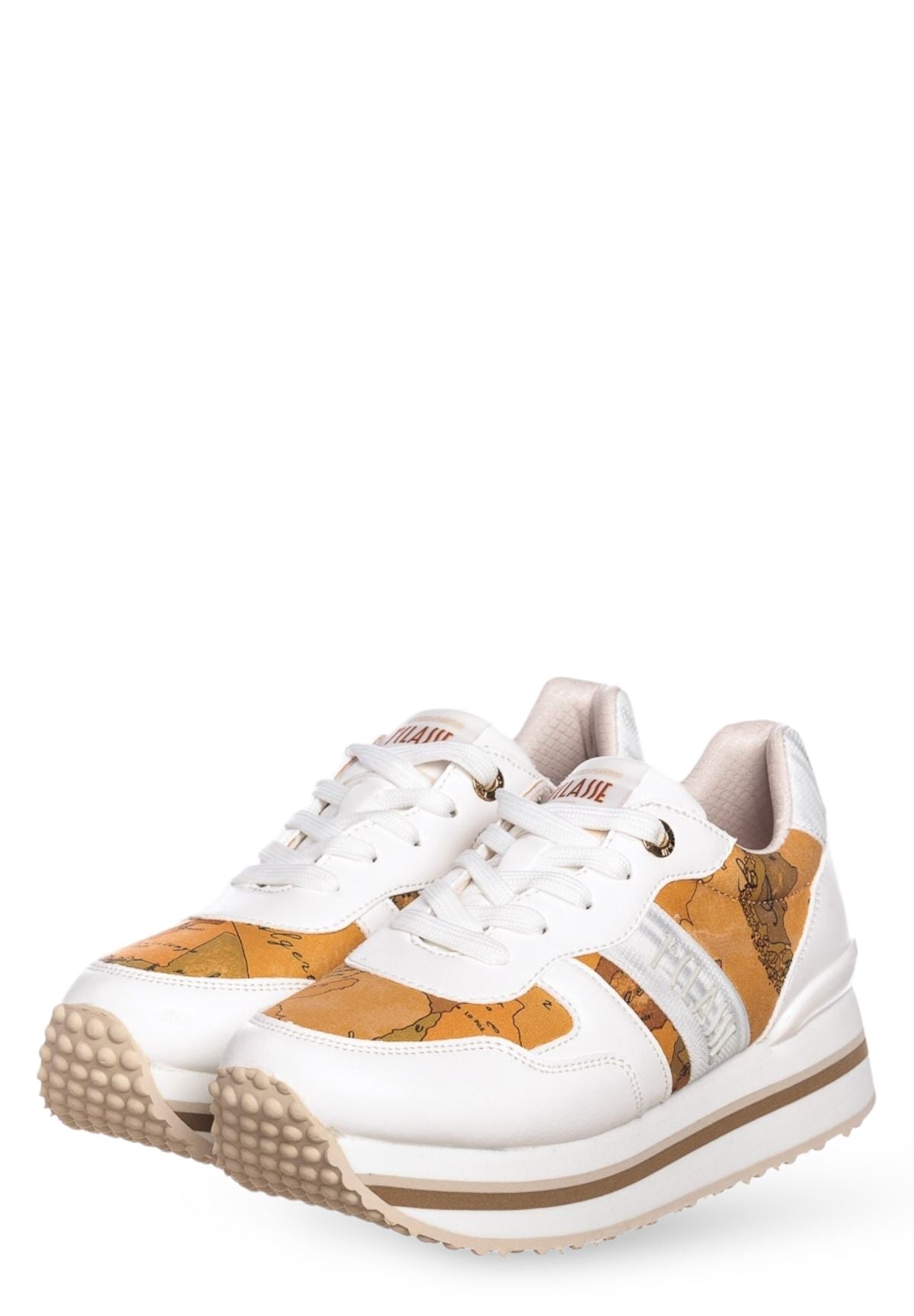 1833 Sneakers White, Geo Beige