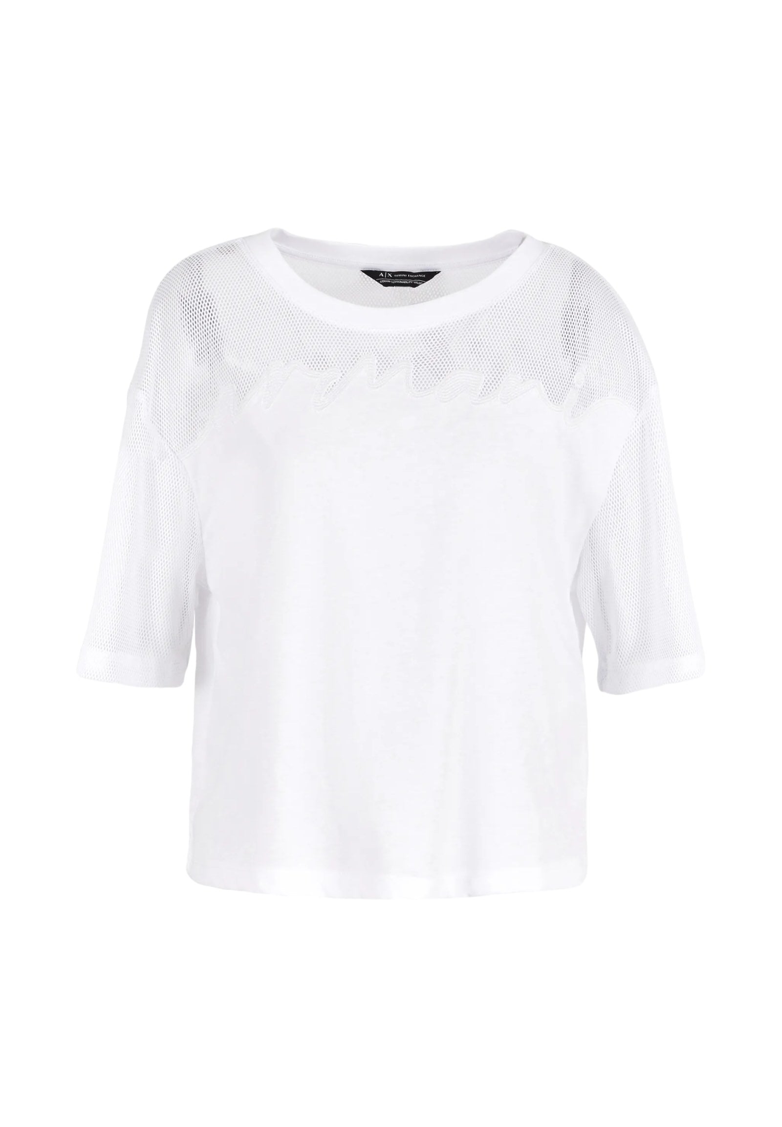 Armani Exchange T-Shirt 3dyt34 Optic White