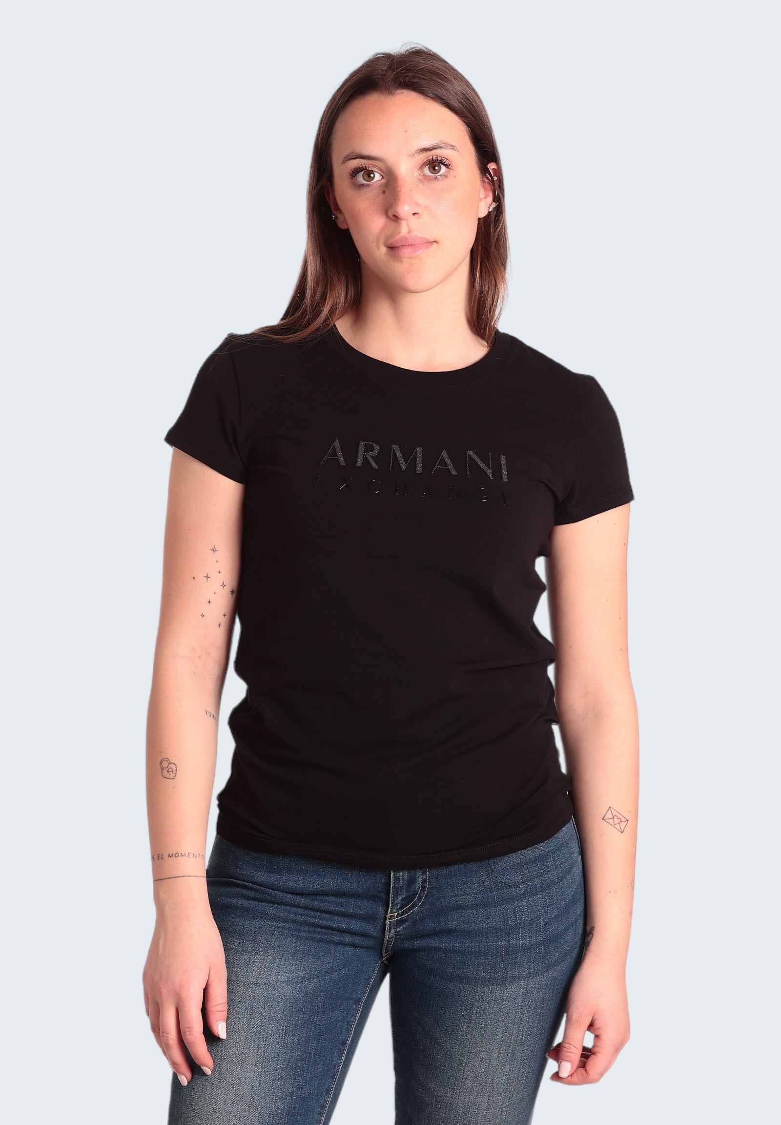 Armani Exchange T-Shirt 3dyt48 Black
