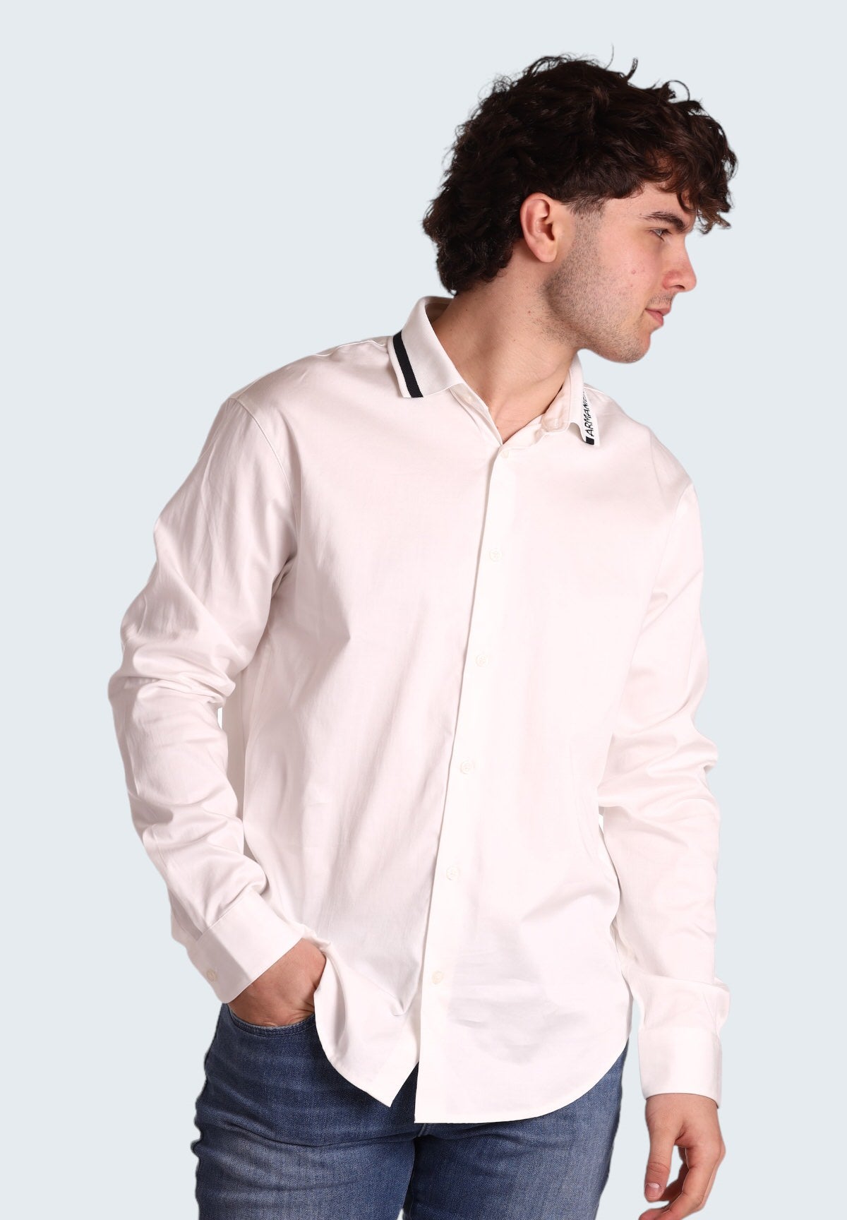 Camicia A Maniche Lunghe 3dzcl6 Off White