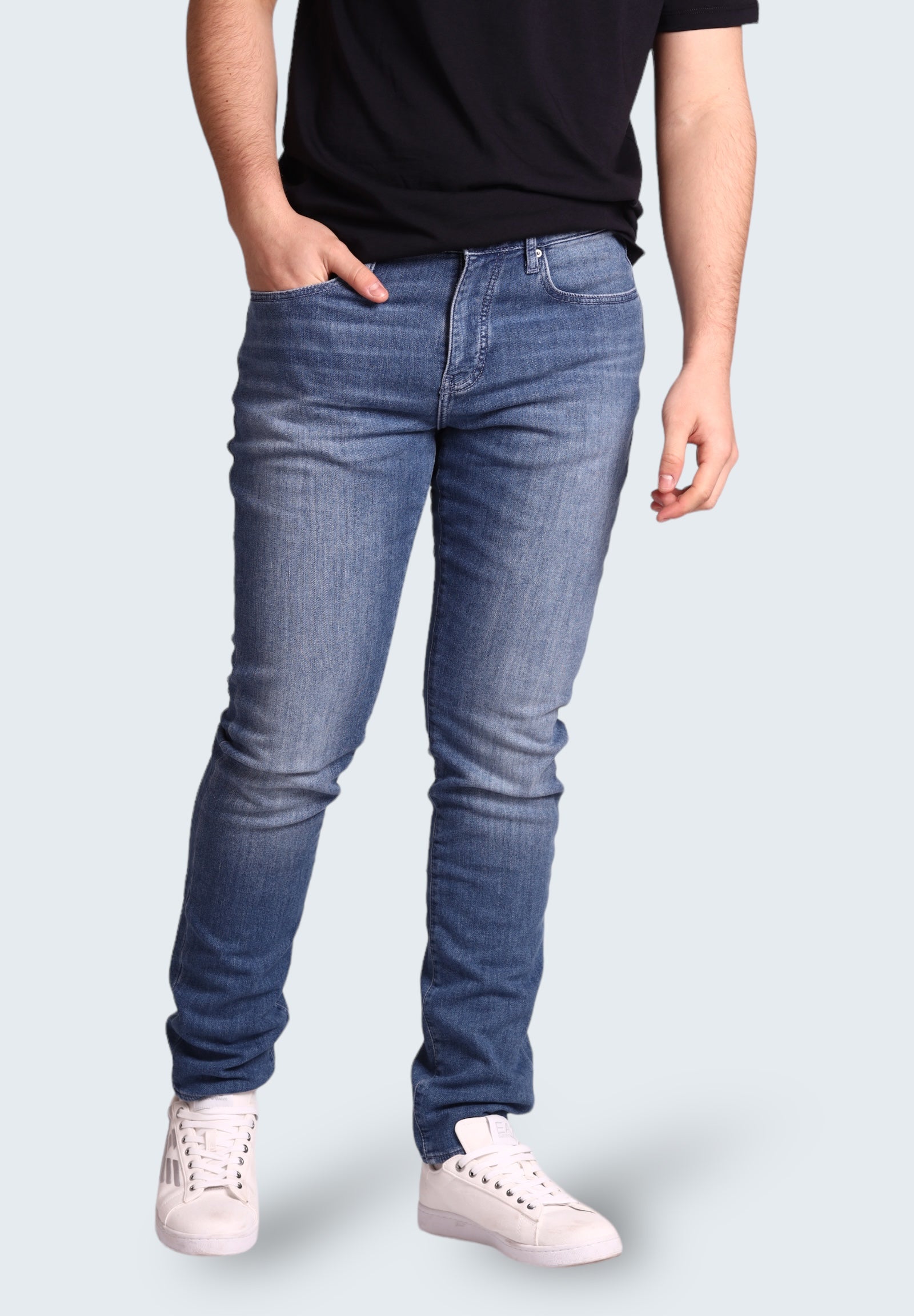 Armani Exchange Jeans 3dzj14 Indigo Denim Medium