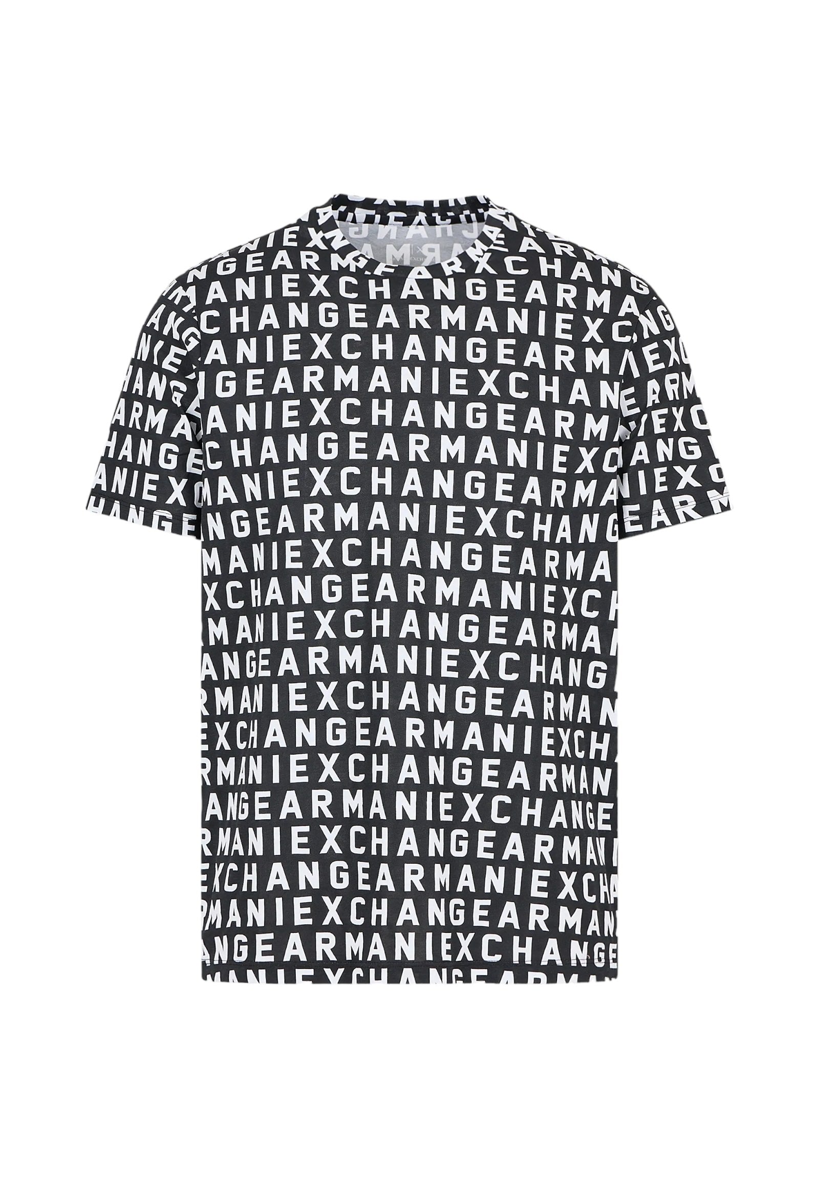 Armani Exchange T-Shirt* 3dztjw Black Ext Logo