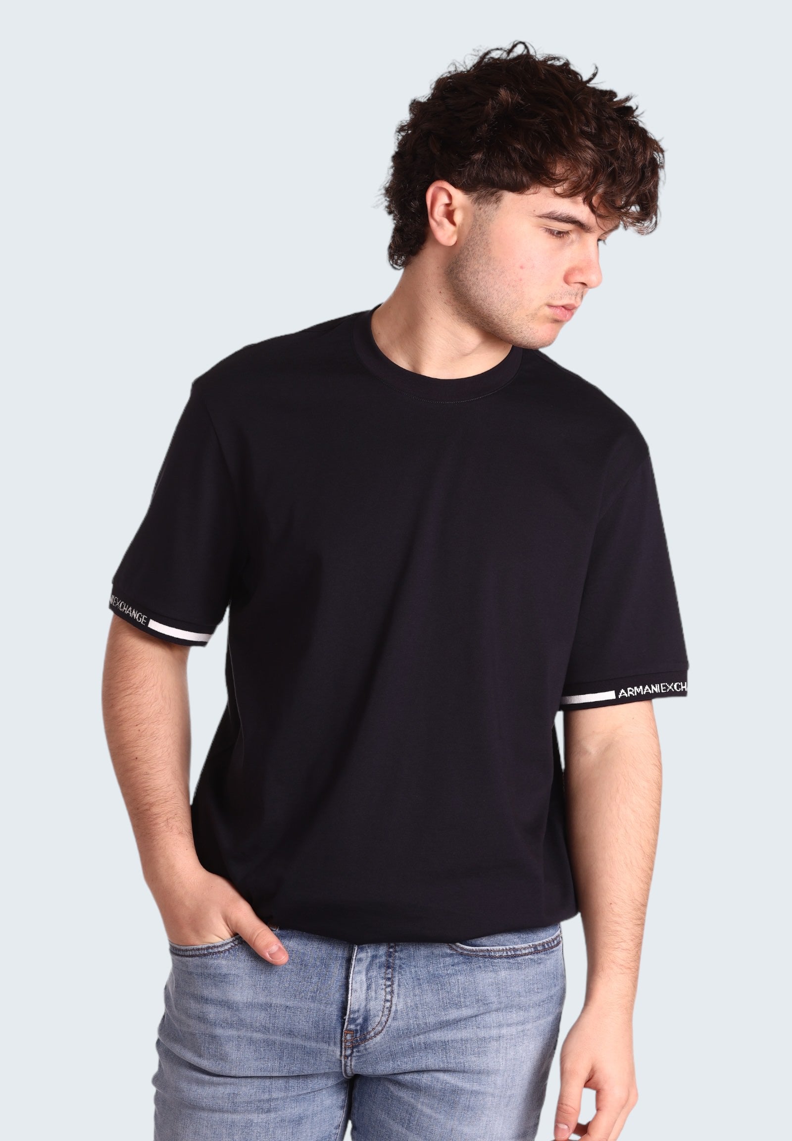Armani Exchange T-Shirt* 3dztlr Deep Navy