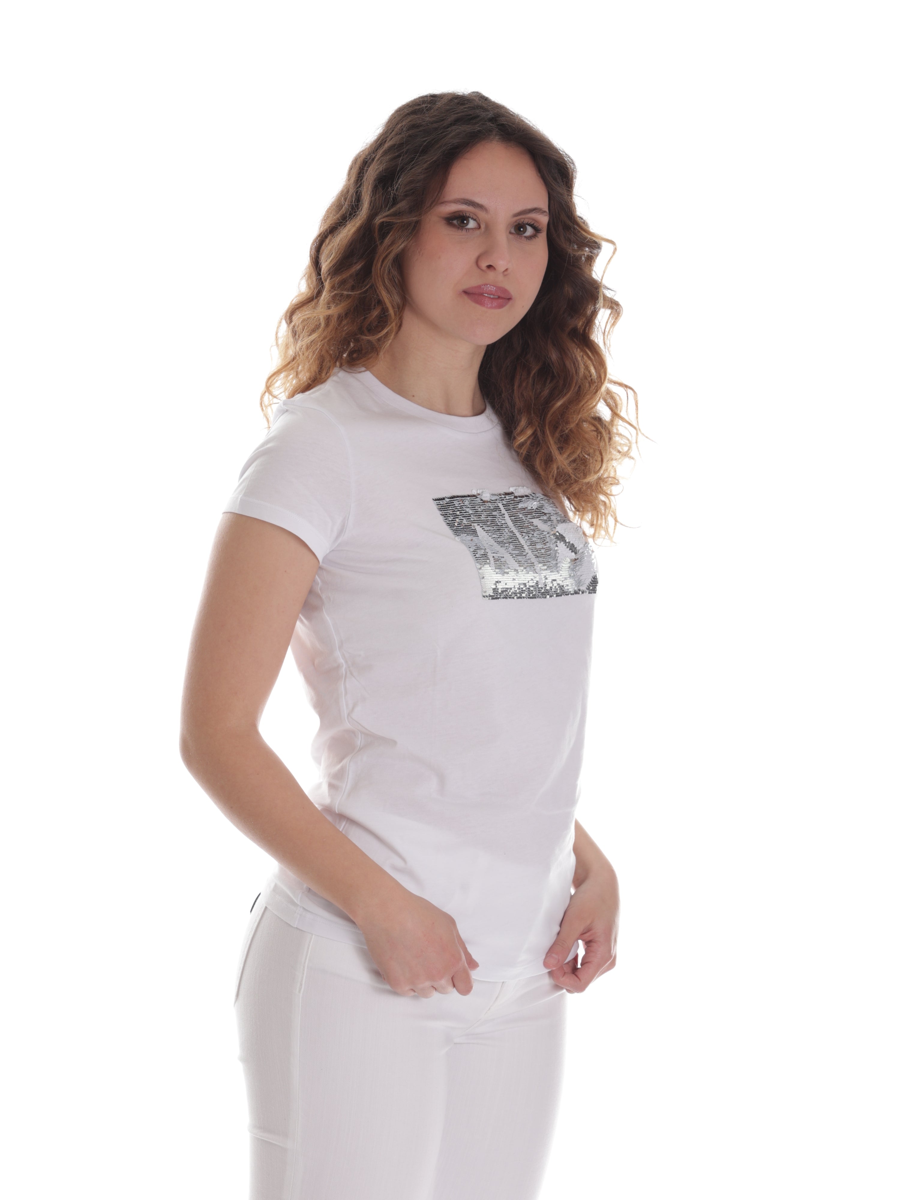 T-Shirt 8nytdl White Ground + Silve
