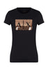 Armani Exchange 8nytdl Black W Gold T-Shirt
