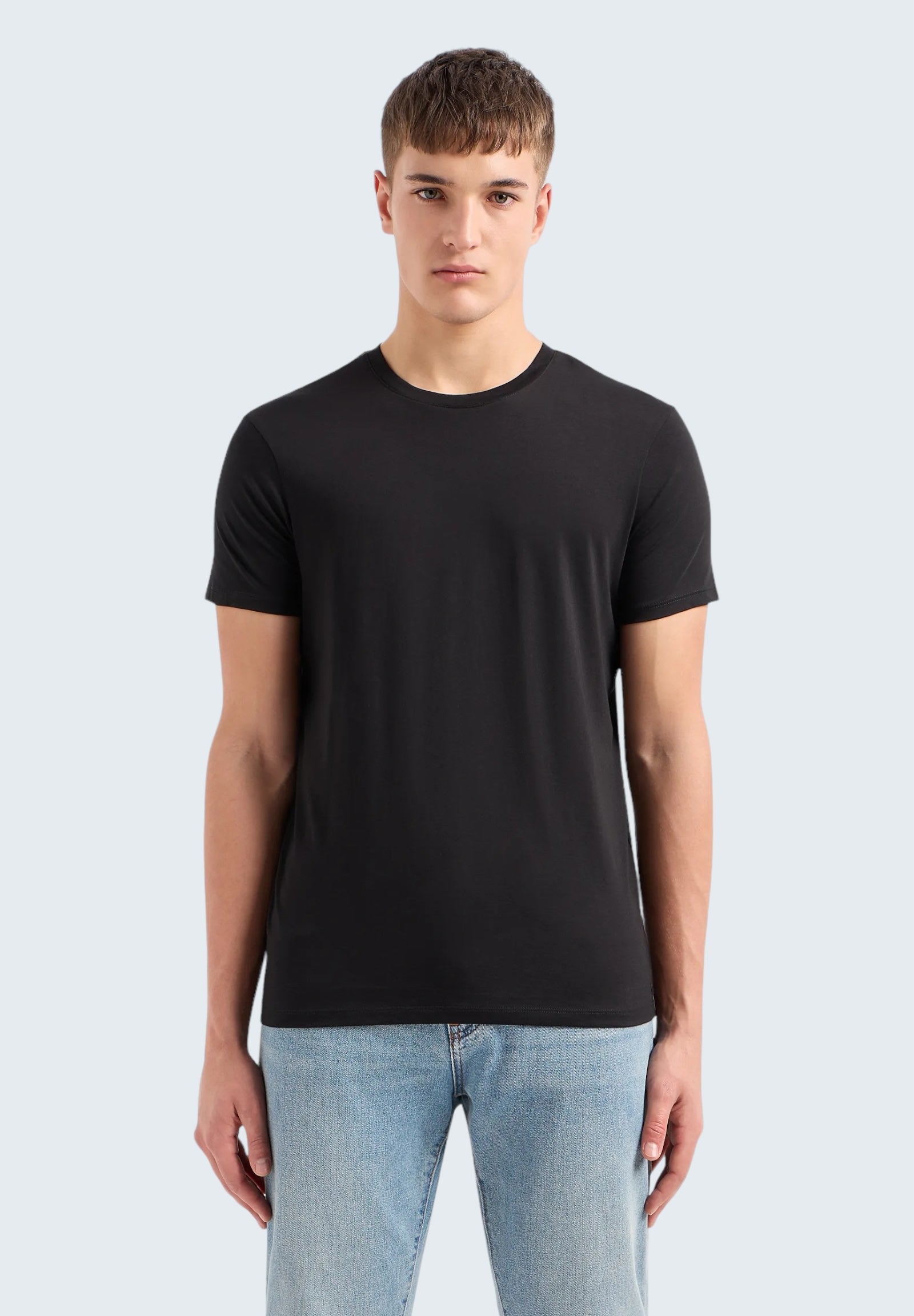 8nzt74 Black T-Shirt