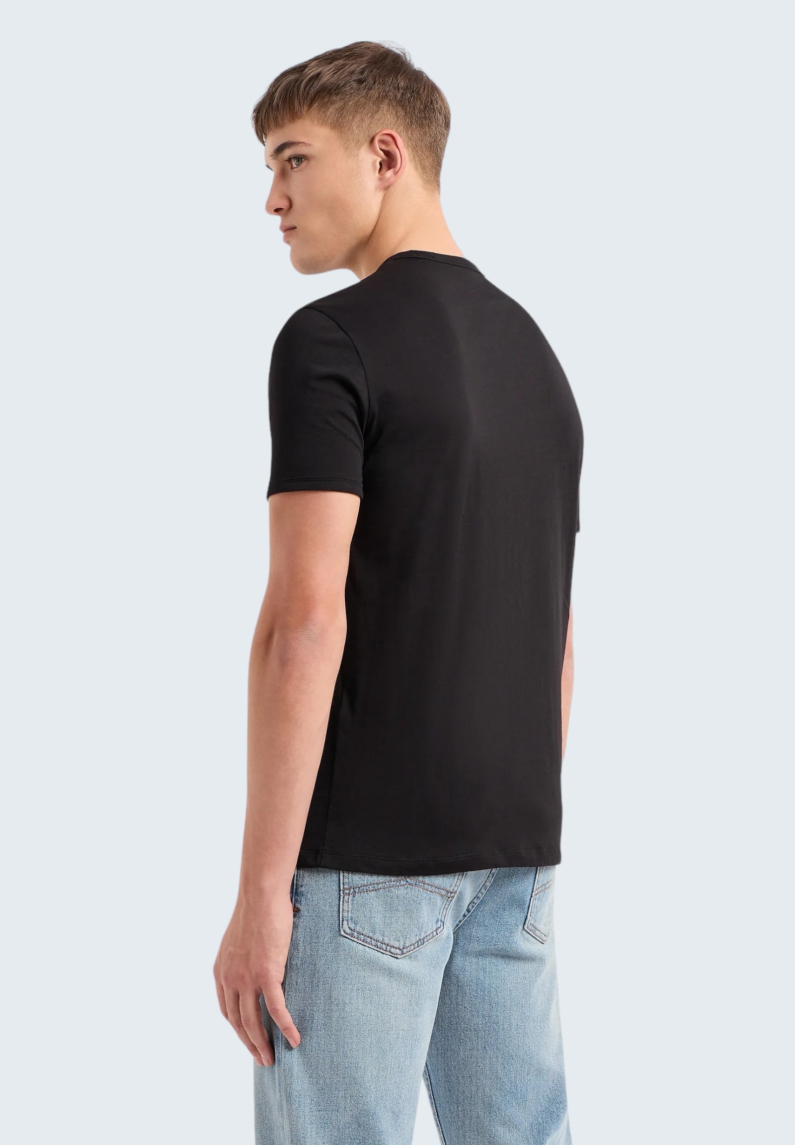 8nzt76 Black T-Shirt