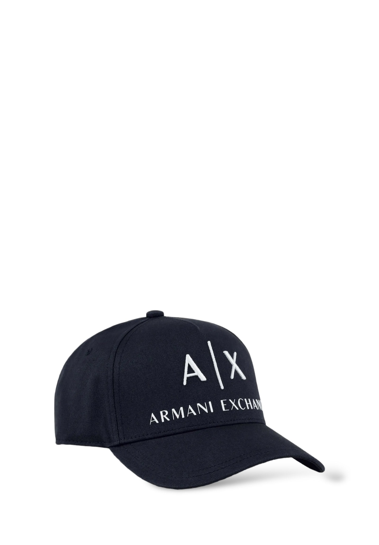 Armani Exchange Cappello Da Baseball 954039 Blu Navy, Bianco