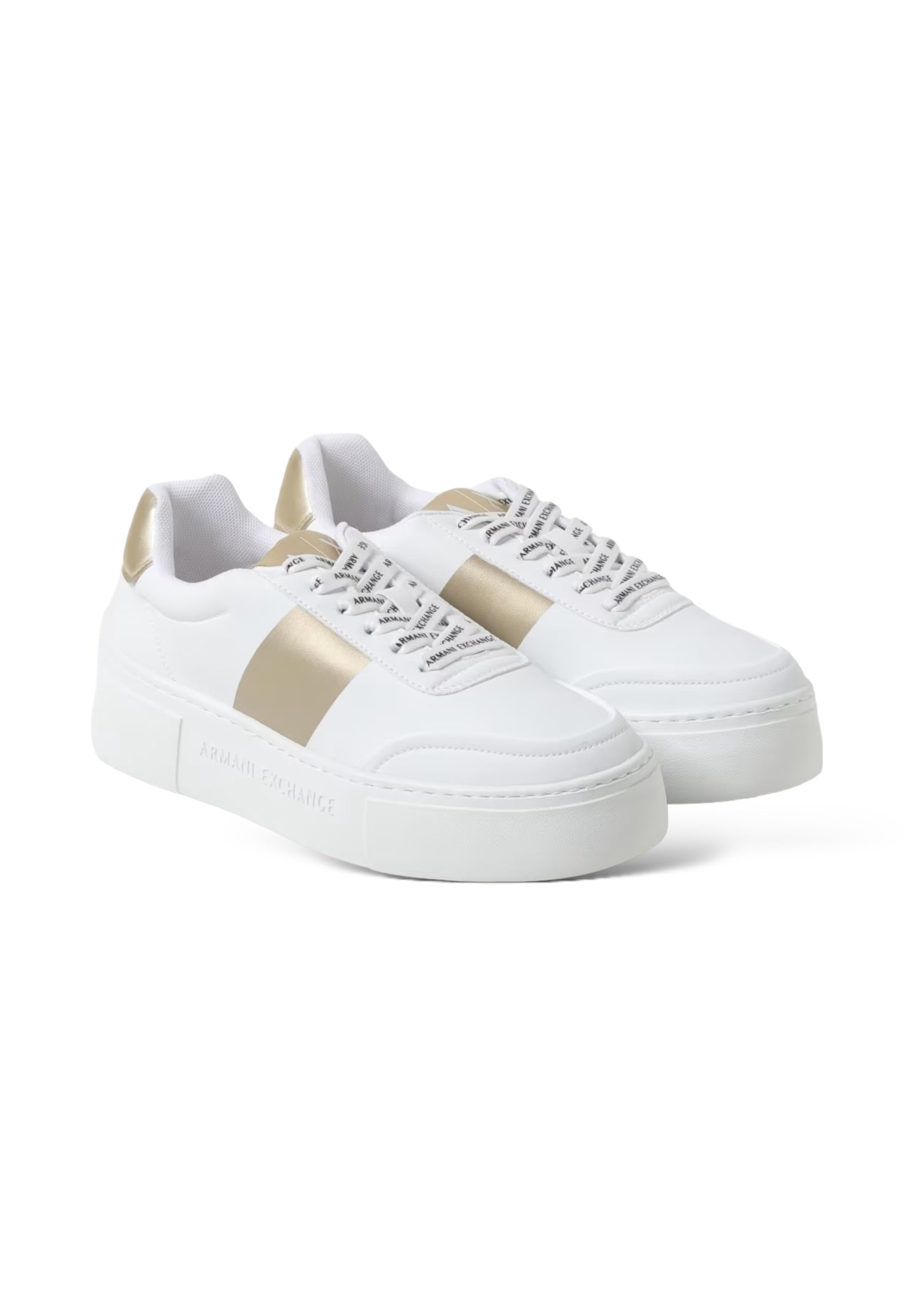 Sneakers Xdx134 Optic WhitE-Pale Gold